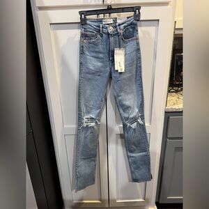 Zara split, skinny jeans, size 0, brand new.